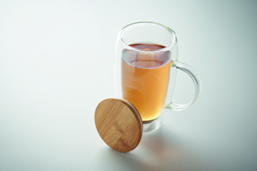 Logotrade promotional giveaways photo of: Double wall glass mug 450ml