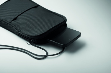 Logo trade business gift photo of: RPET cross body travel pouch