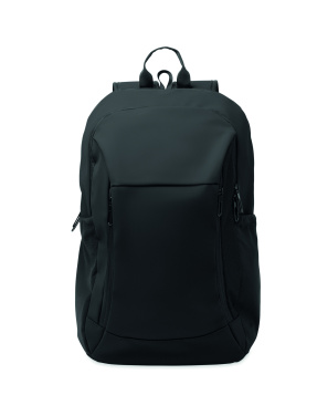 Logo trade promotional giveaways image of: 15" soft PU laptop backpack
