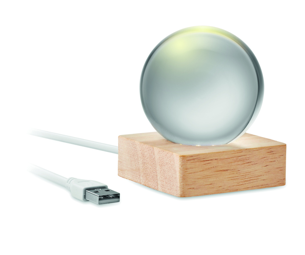 Logotrade promotional product picture of: LED glass ball