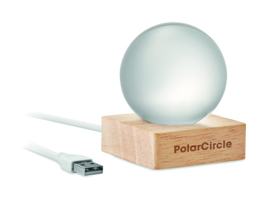 Logotrade promotional gift picture of: LED glass ball