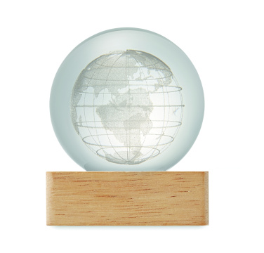 Logo trade promotional product photo of: LED globe glass ball