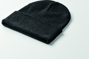 Logo trade business gift photo of: Knitted beanie with cuff