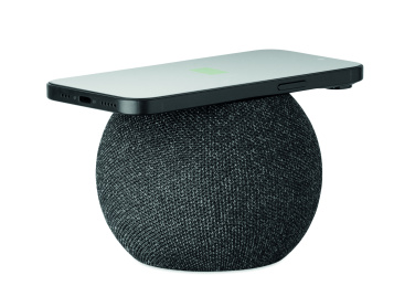 Logo trade promotional items picture of: 15W wireless charger speaker