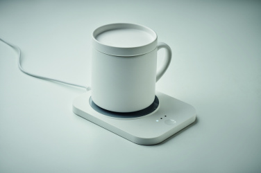 Logo trade promotional gifts picture of: Wireless charger mug warmer set