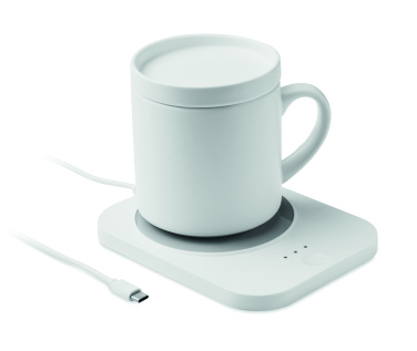 Logotrade business gift image of: Wireless charger mug warmer set