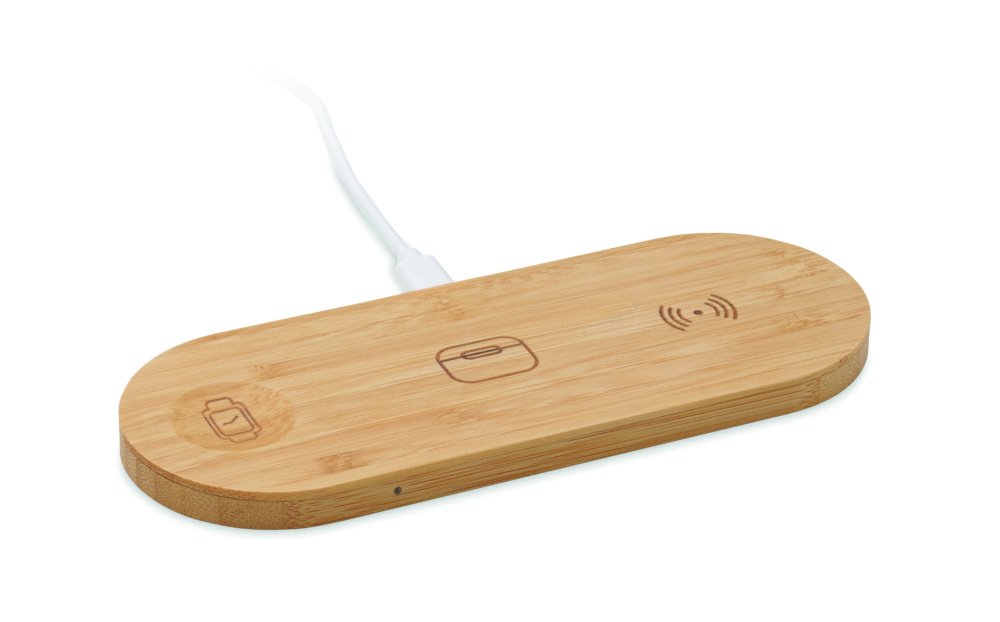 Logo trade advertising product photo of: 3 in 1 15W wireless charger