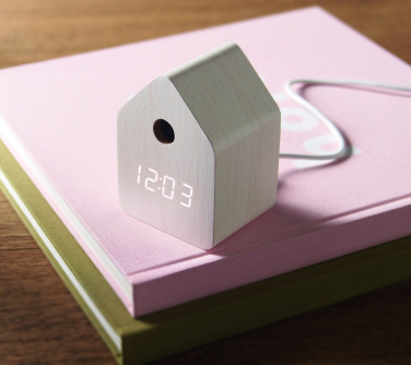 Logotrade business gift image of: MDF cuckoo alarm clock