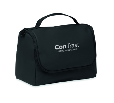 Logo trade promotional gifts picture of: Cosmetic hanging bag in PU
