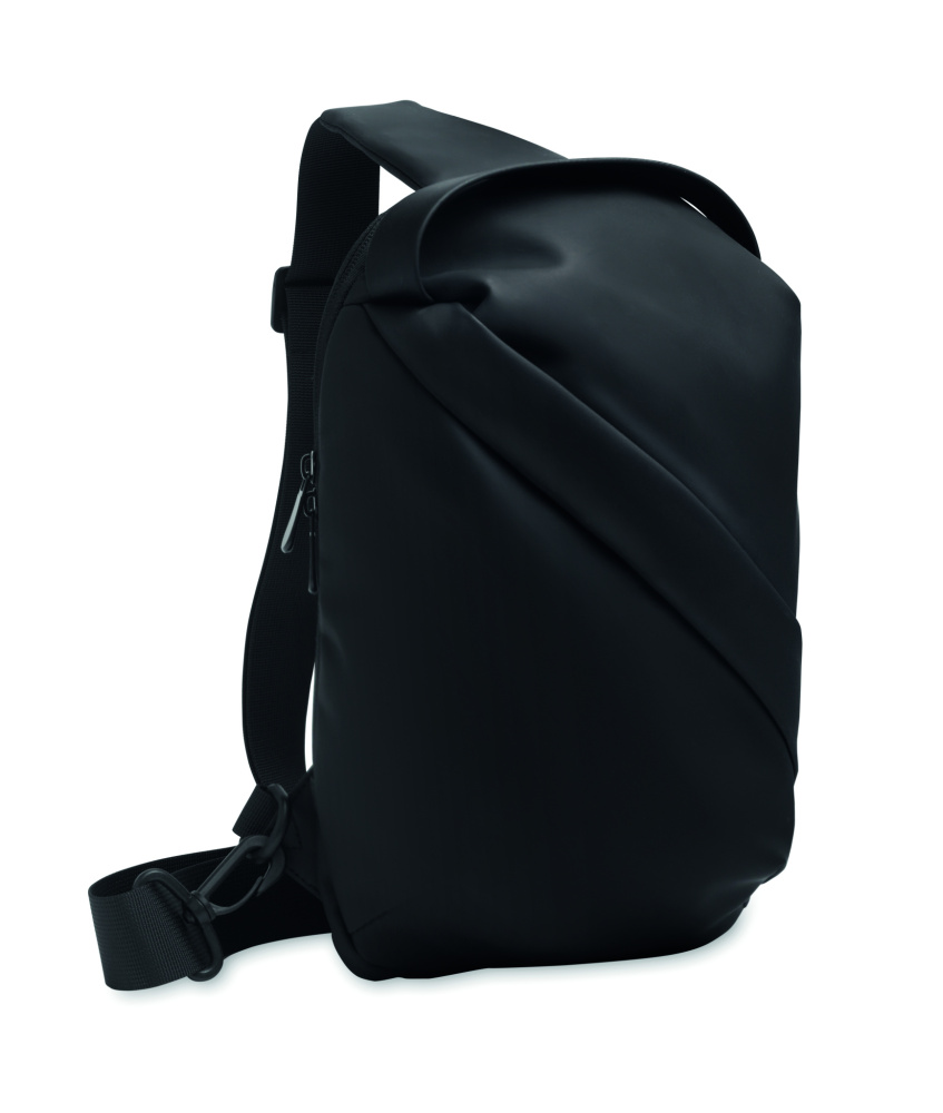 Logo trade promotional merchandise image of: Cross chest bag in soft PU