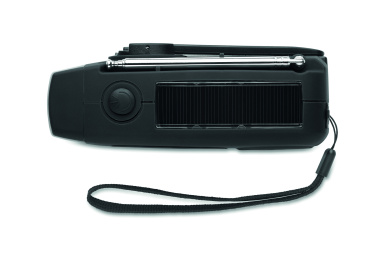 Logotrade promotional product image of: Portable radio SOS with LED torch