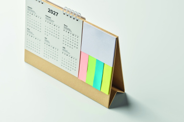 Logotrade promotional giveaway image of: Desk calendar with memo pad
