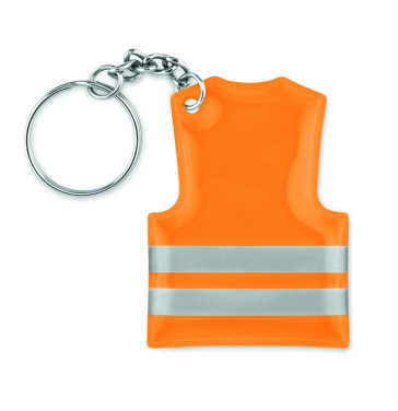 Logo trade promotional gifts image of: Key ring with reflecting vest Jekabpils