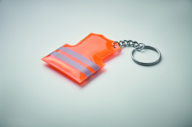 Logotrade promotional gift picture of: Key ring with reflecting vest Jekabpils
