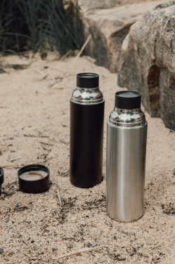 VINGA Tono RCS thermos with two cups 750 ml, black – detail view 8