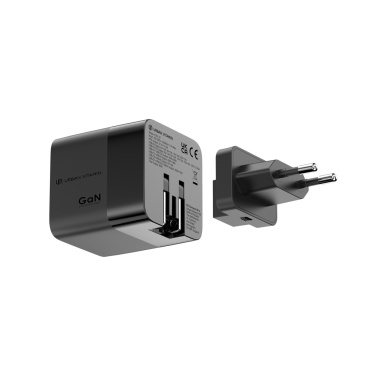 Logotrade promotional giveaway picture of: Urban Vitamin Mendocino 65W GaN charger retractable cable