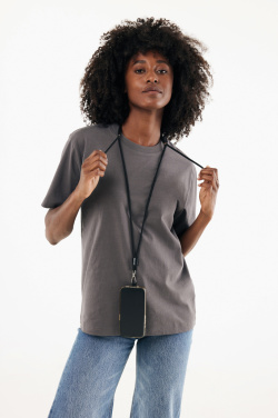 Logo trade promotional giveaway photo of: CarryLoop RCS recycled PET adjustable phone holder lanyard