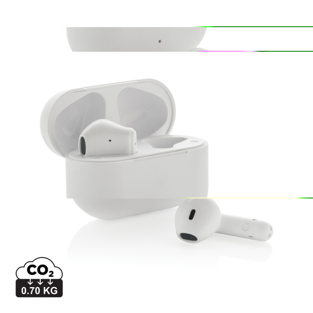 Logotrade advertising products photo of: Tunevo RCS recycled plastic wireless earbuds