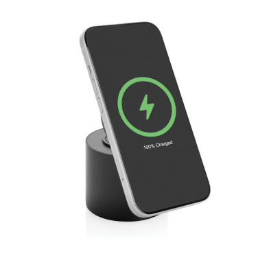 Logo trade business gifts image of: Magpulse RCS recycled plastic 3W speaker w/magnetic holder