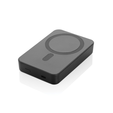 Logo trade advertising products picture of: Amporia RCS recycled plastic 10.000mAh magnetic powerbank