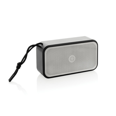 Logo trade promotional gifts picture of: Swiss Peak RCS recycled aluminium 10W bass speaker