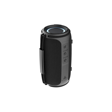 Logo trade promotional merchandise picture of: Prisma RCS recycled plastic IPX 4 waterpoof 16W speaker