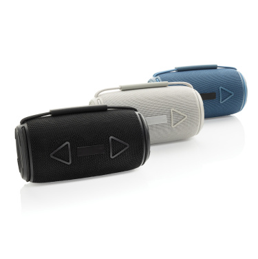 Logo trade promotional products image of: Prisma RCS recycled plastic IPX 4 waterpoof 16W speaker