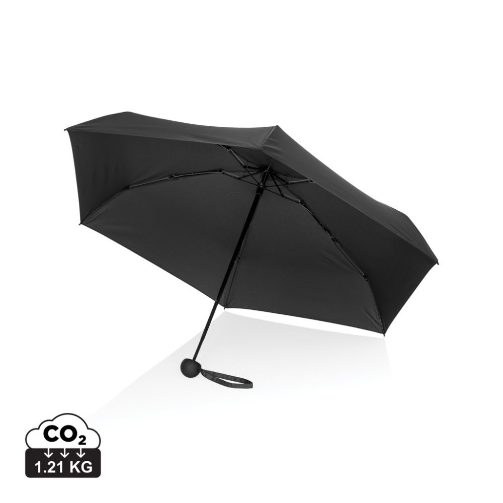 Logotrade business gifts photo of: 19.5" Aware™ RPET super mini manual 190T Pongee umbrella
