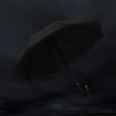 Logotrade promotional item picture of: Swiss Peak Vero Aware™ RPET 25” umbrella w luxe handle