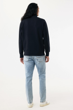 Logo trade promotional gift photo of: IQONIQ Elgon recycled cotton quarter zip sweater