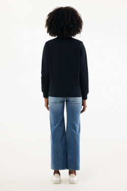 Logo trade promotional product photo of: IQONIQ Elgon recycled cotton quarter zip sweater