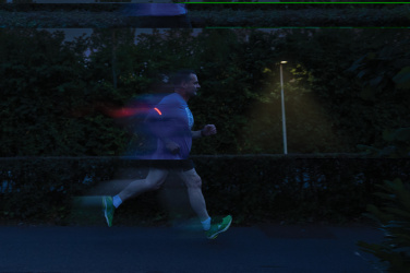 Logo trade corporate gift photo of: Lumi Sprint RCS rplastic LED re-chargeable running light