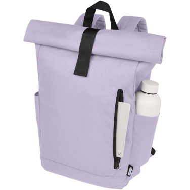 Logotrade promotional item image of: Byron 15.6" GRS RPET roll-top backpack 18L