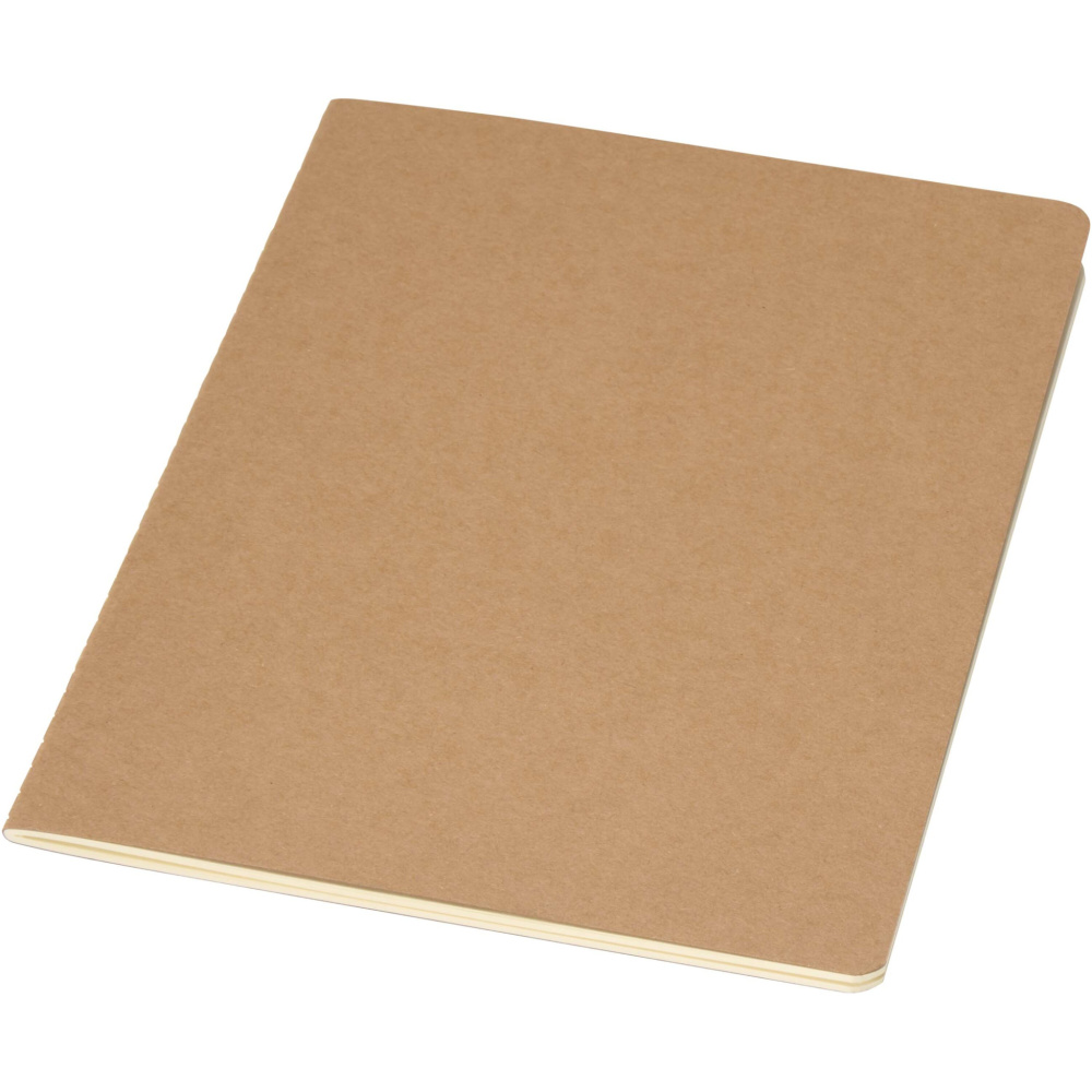 Logo trade promotional items image of: Slyk A5 kraft cahier notebook with dotted pages