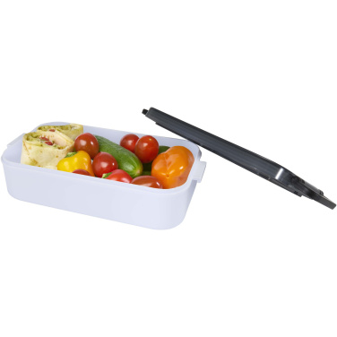 Logo trade promotional merchandise image of: Snappy lunch box and cutlery set