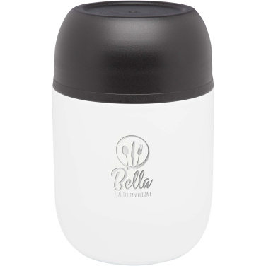 Logo trade promotional gifts image of: Supo 480 ml double-walled recycled stainless steel lunch pot