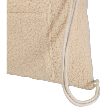 Logo trade promotional merchandise photo of: Bear GRS recycled sherpa drawstring backpack 9L