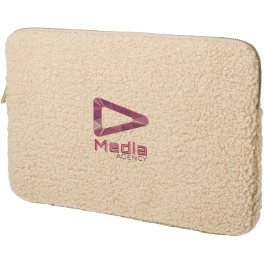 Logo trade promotional merchandise photo of: Bear 13" GRS recycled sherpa laptop sleeve 2L