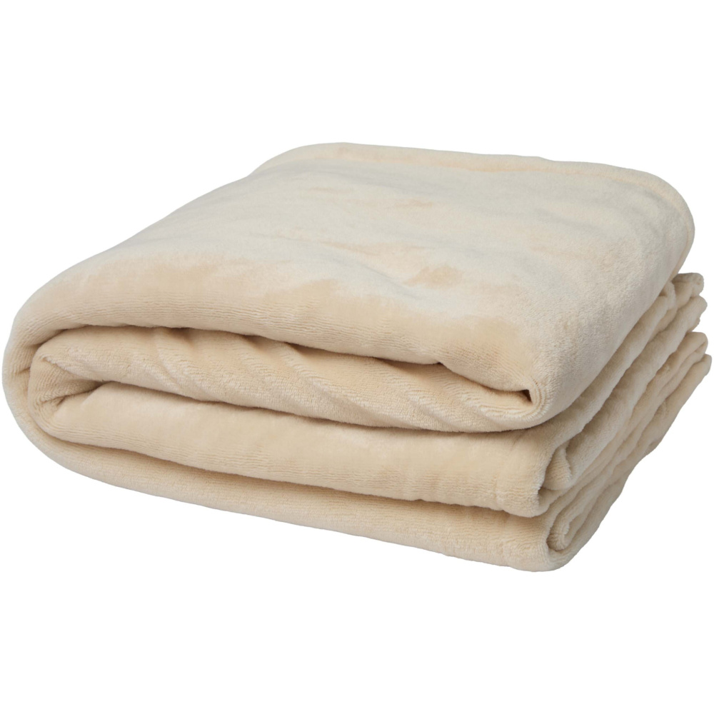 Logotrade promotional giveaway image of: Ashen GRS recycled sherpa blanket