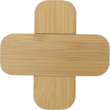 Logo trade corporate gift photo of: Croc bamboo trivet - small