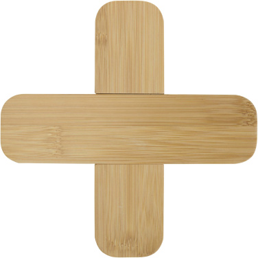 Logotrade promotional merchandise photo of: Croc bamboo trivet - large