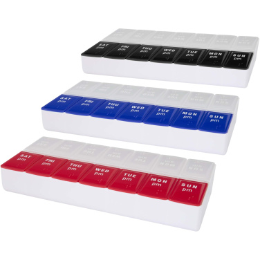 Logo trade corporate gifts image of: Cycle 7-day AM/PM multi-vitamin organiser