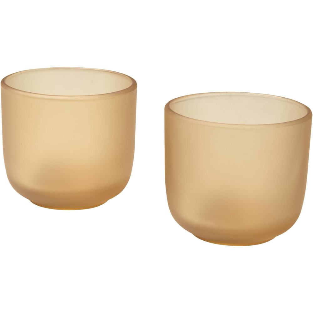 Logotrade corporate gift image of: Male 200 ml glass cups - set of 2