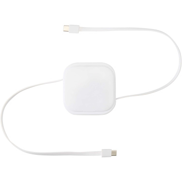 Logotrade business gift image of: Gloas 5-in-1 recycled retractable data sync and 100W fast charge cable with smartphone tool kit