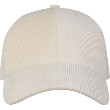 Logotrade corporate gift image of: Hutton 6 panel recycled corduroy cap