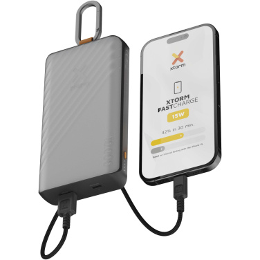 Logotrade advertising product image of: Xtorm XG2S101 Go2 10.000 mAh 15W solar power bank with light
