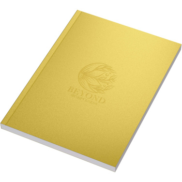 Logotrade advertising product image of: Novella Austen A5 metallic soft cover notebook - 100 sheets
