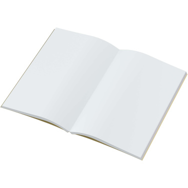 Logo trade promotional products image of: Novella Austen A5 metallic soft cover notebook - 100 sheets