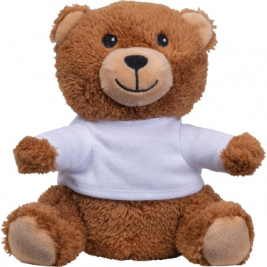 Logo trade promotional products image of: Plush teddy bear HELSINKI