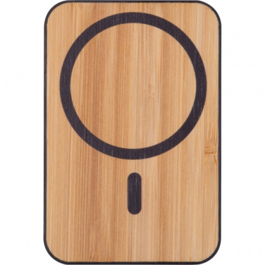 Logo trade promotional items picture of: Wireless power bank 5 000 mAh CAIRO